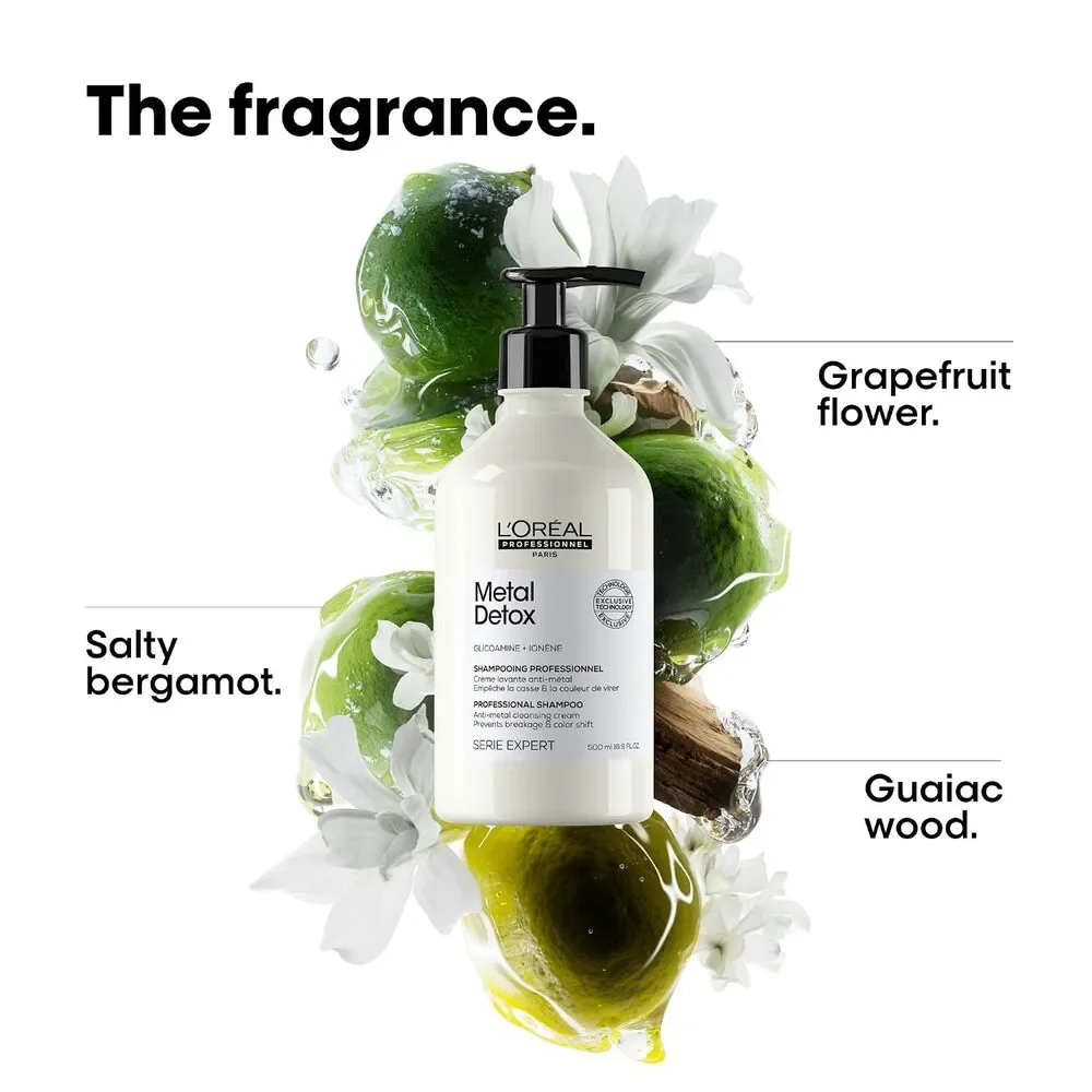 L'Oréal Professionnel Paris Metal Detox Shampoo - Sulfate-Free Anti-Breakage